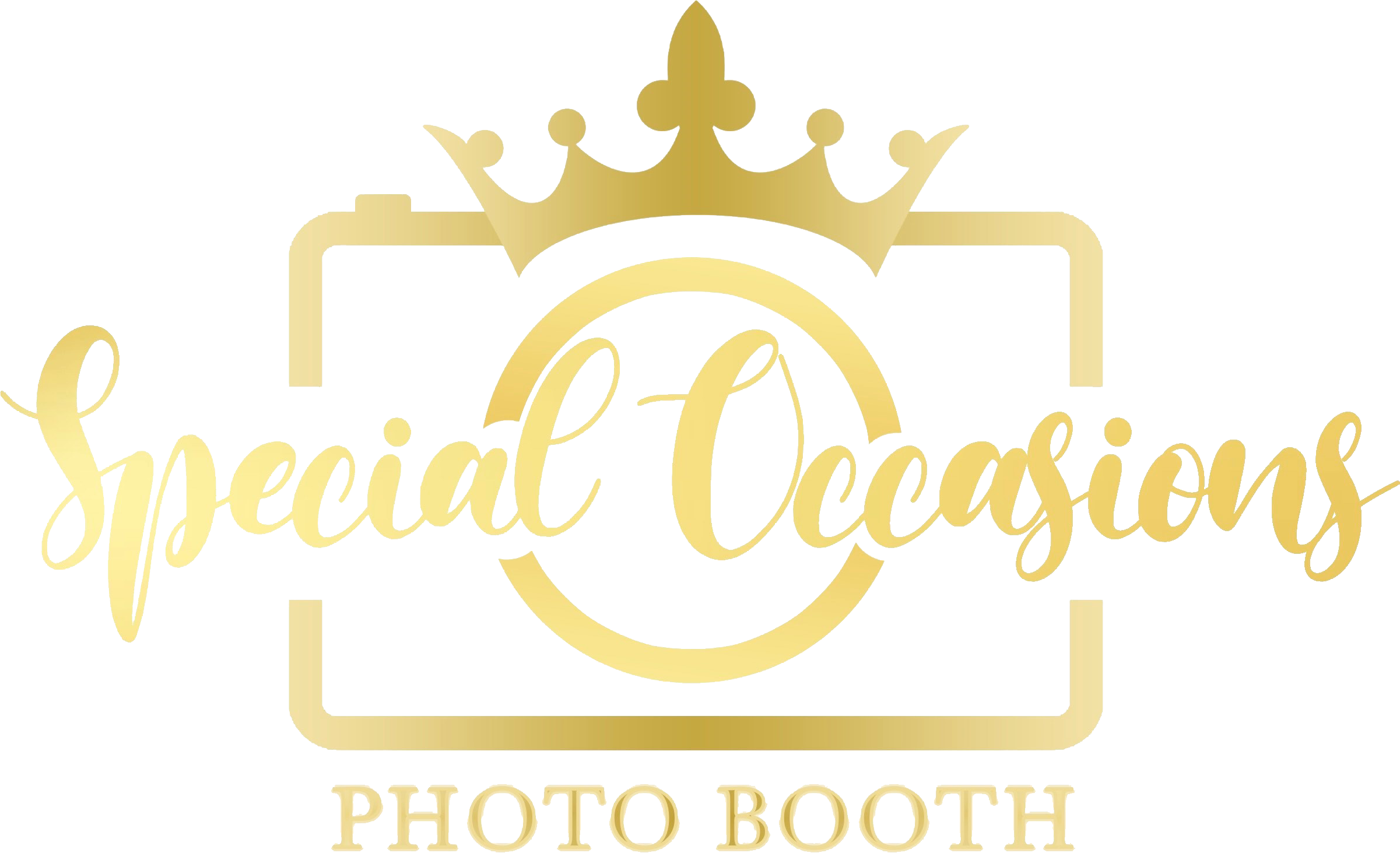 Special Occasions Photo Booth Logo - Gold Stockton